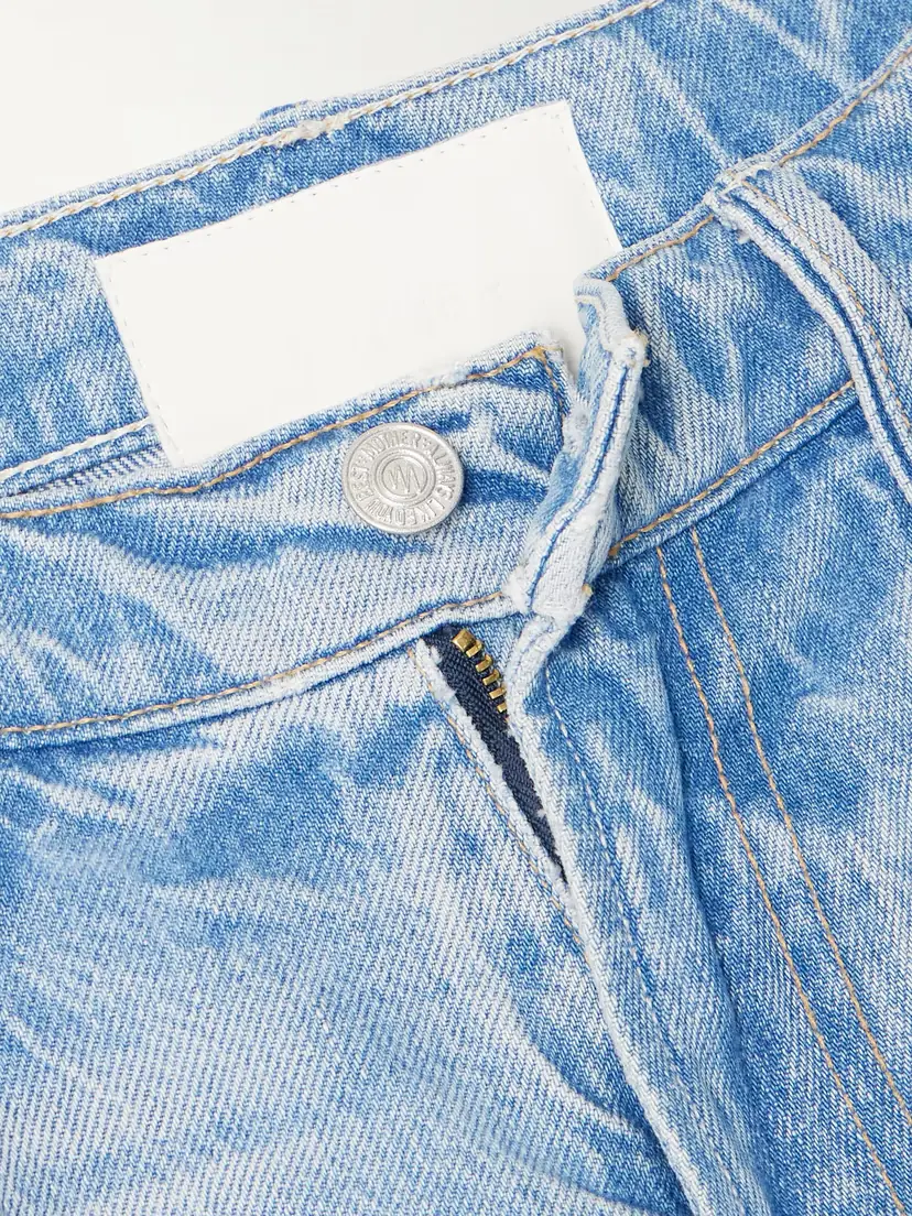 Mother The Mid Rise Maven Sneak Distressed Straight-leg Jeans | Thumbnail 5