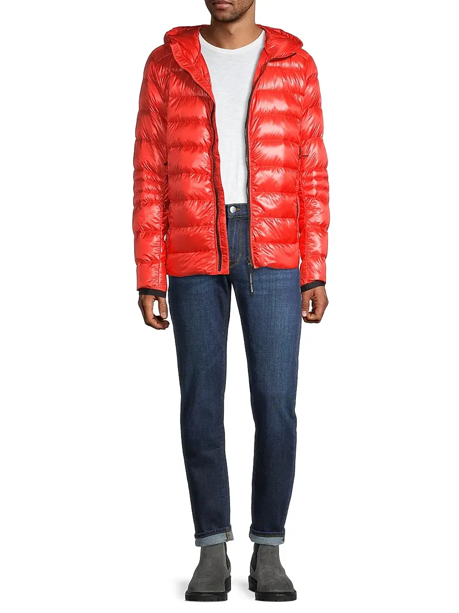 Canada Goose Men's Crofton Hooded Puffer Jacket - Tan | Thumbnail 2 Canada Goose Men's Crofton Hooded Puffer Jacket - Tan | Thumbnail 2