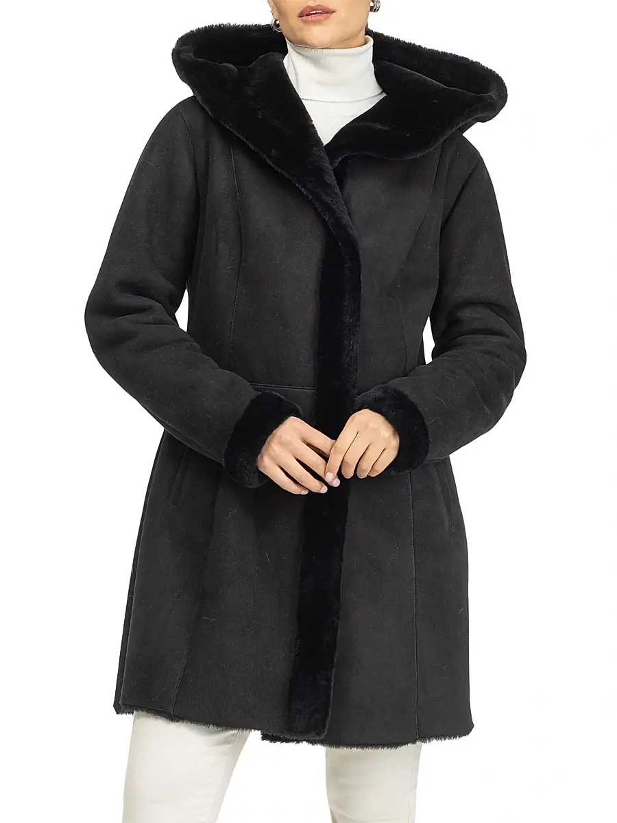Gorski Women's Merino Shearling Lamb Parka | Thumbnail 2