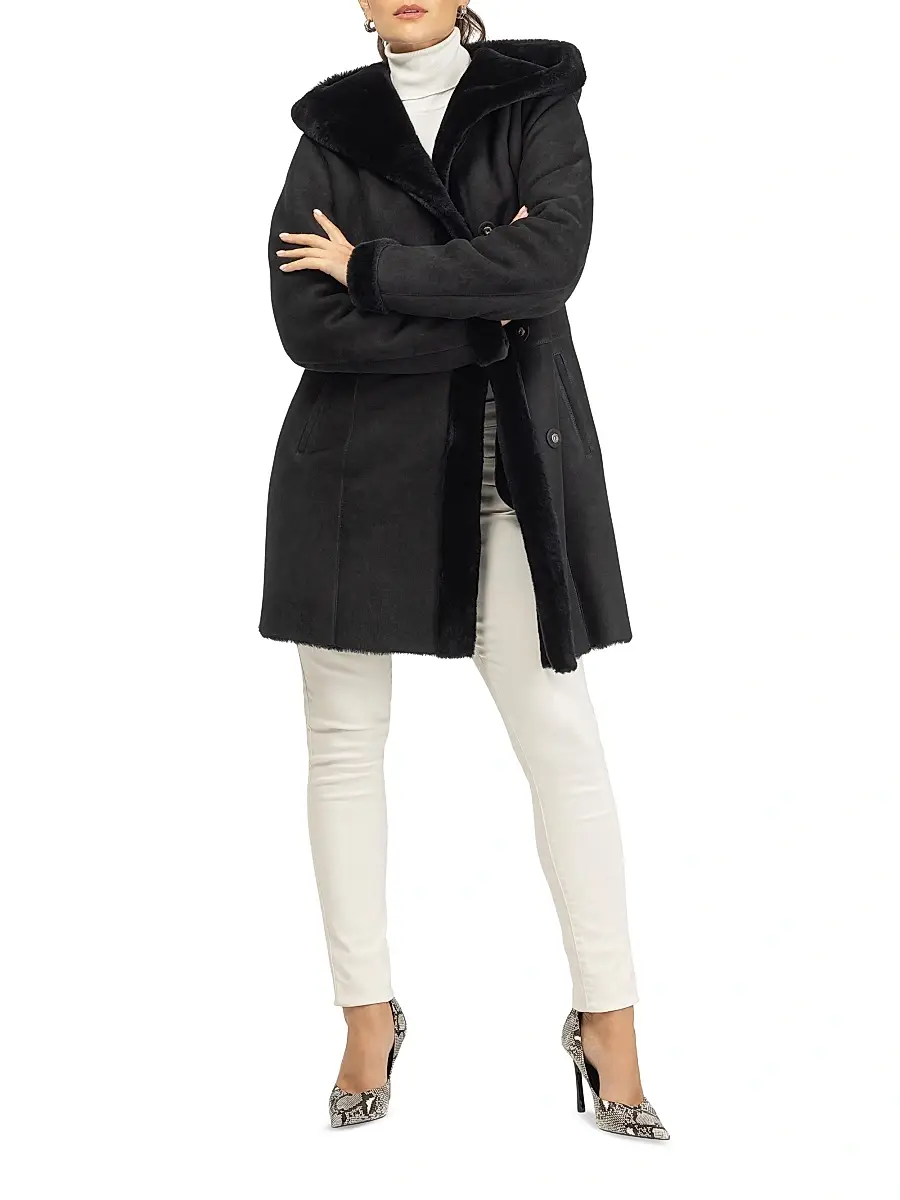 Gorski Women's Merino Shearling Lamb Parka | Thumbnail 5