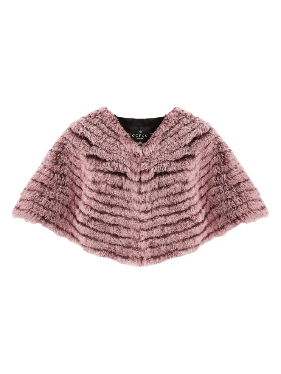 Gorski Women's Toscana Shearling Lamb Layered Capelet