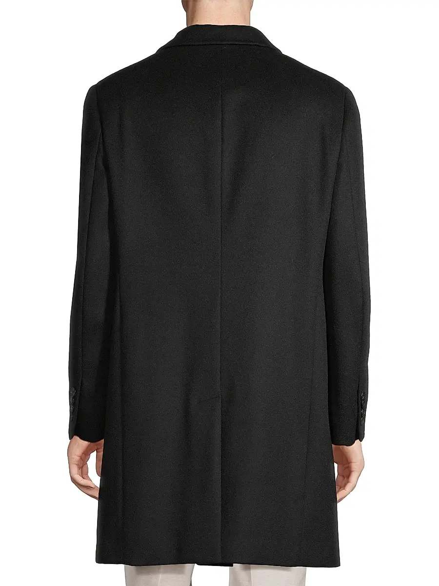 Cardinal Of Canada Men's Pierre Cashmere Topcoat | Thumbnail 5 Cardinal Of Canada Men's Pierre Cashmere Topcoat | Thumbnail 5
