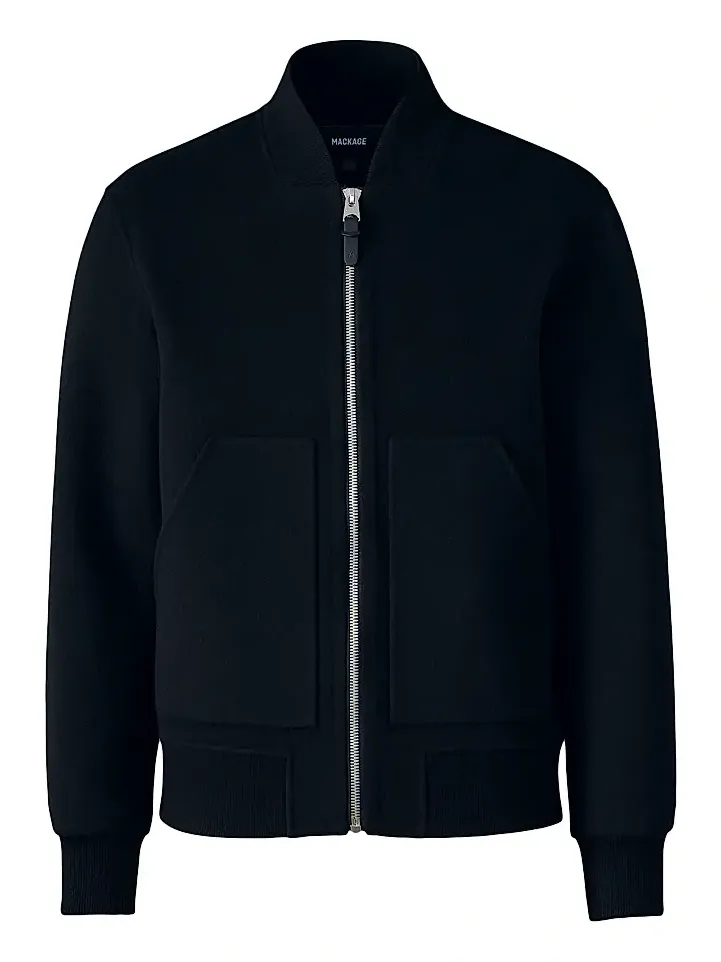 Men's Emilio-W Wool Bomber Jacket Men's Emilio-W Wool Bomber Jacket