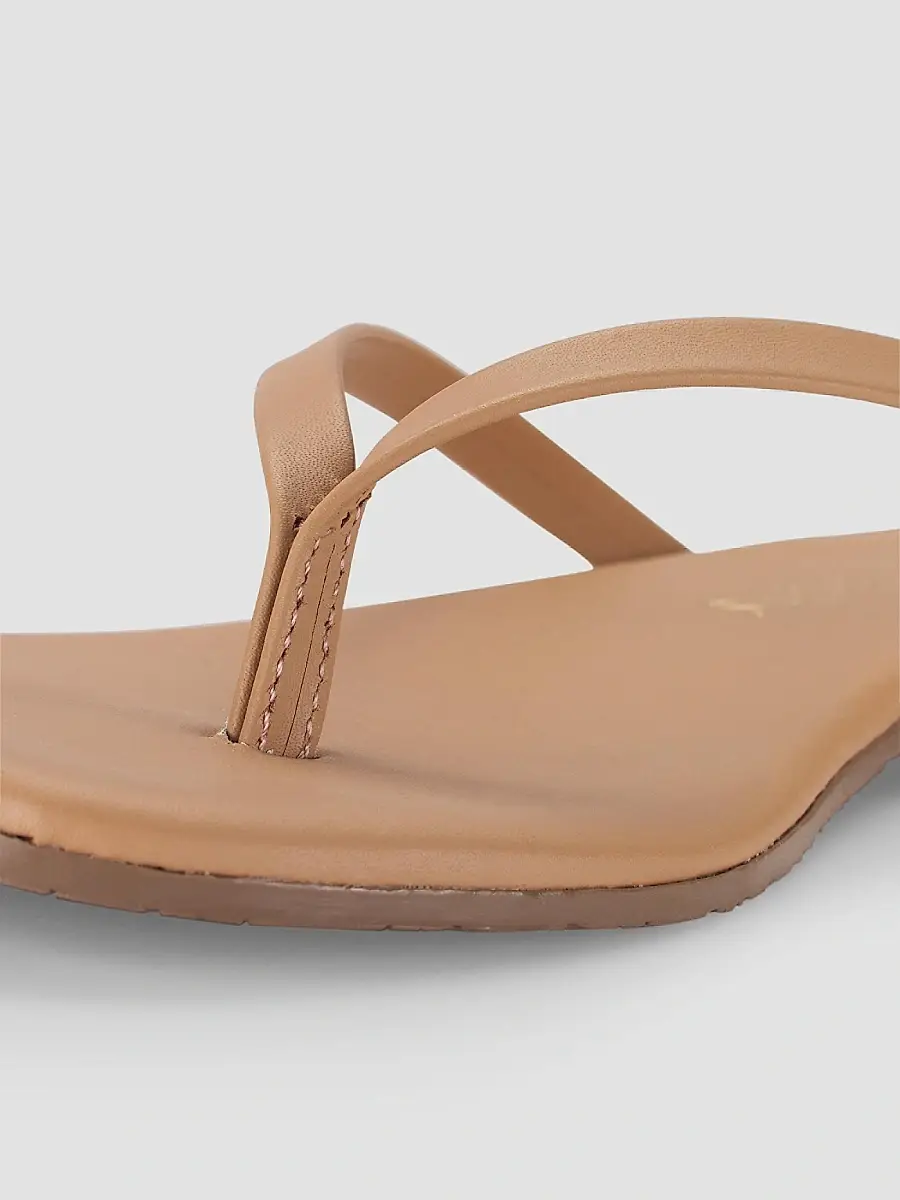 TKEES Women's Foundations Matte Leather Flip Flops | Thumbnail 6 TKEES Women's Foundations Matte Leather Flip Flops | Thumbnail 6