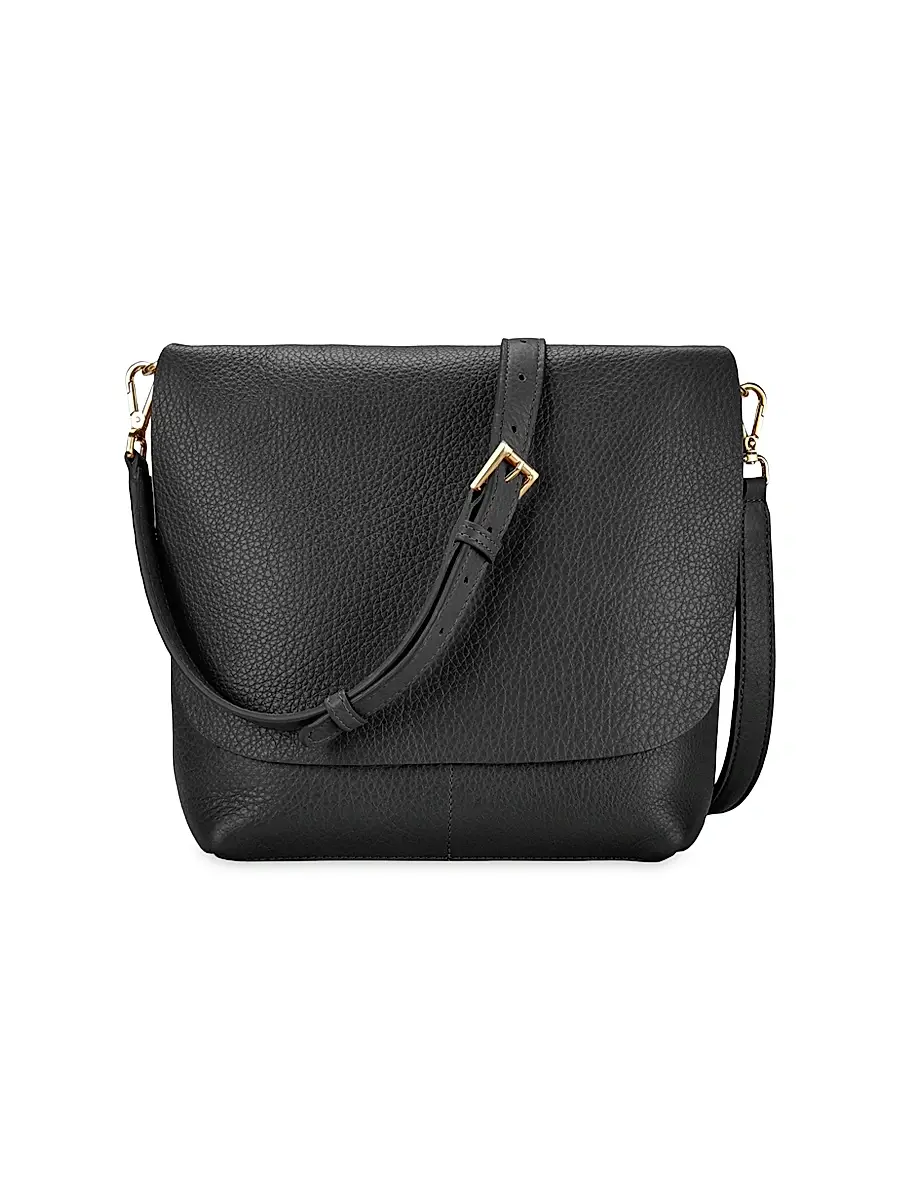 GiGi New York Women's Andie Leather Crossbody Bag - Black | Image 1 GiGi New York Women's Andie Leather Crossbody Bag - Black | Image 1