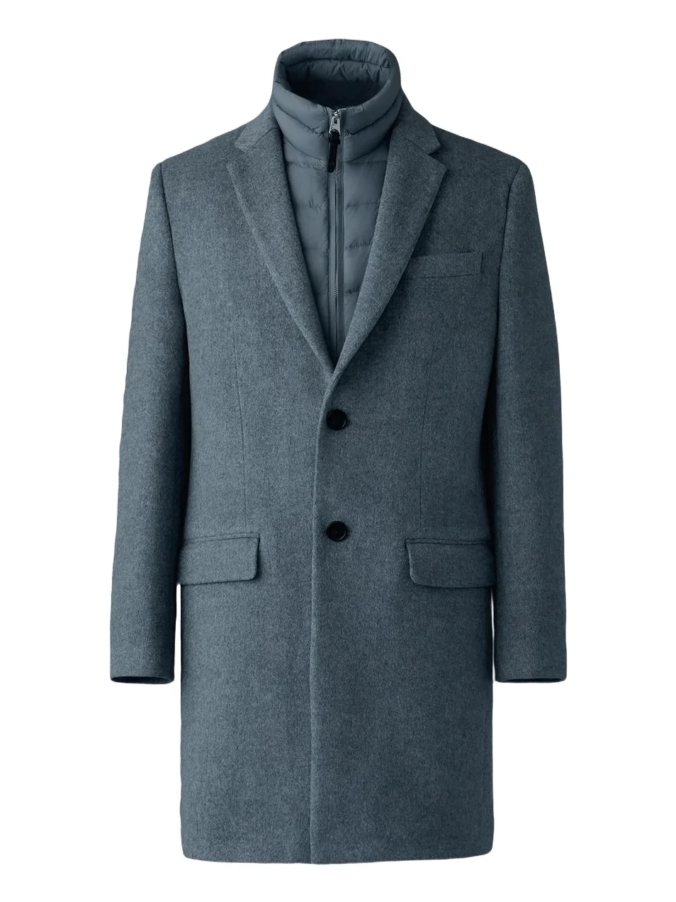Men's Skai Down-Lined Wool Coat Men's Skai Down-Lined Wool Coat