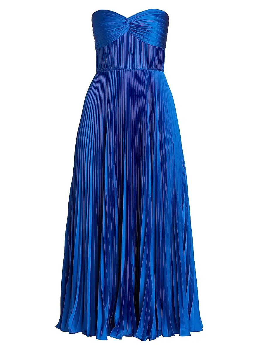 Amur Women's Pleated Strapless Belle Dress