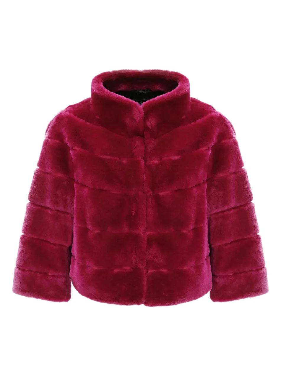 Gorski Women's Shearling Lamb Bolero Coat