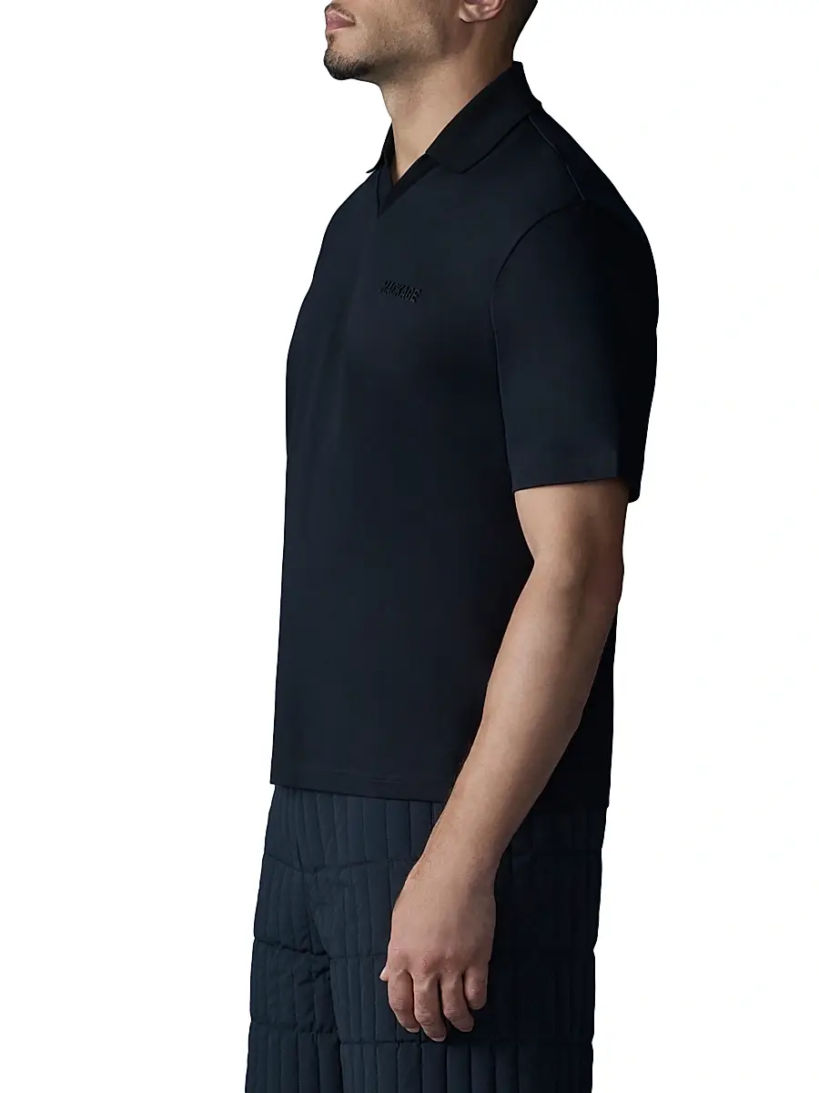 Mackage Men's Marco Cotton Polo Shirt | Thumbnail 4