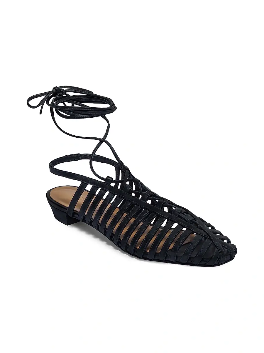 Bernardo Women's Geneva Ankle Tie Flats | Thumbnail 2 Bernardo Women's Geneva Ankle Tie Flats | Thumbnail 2