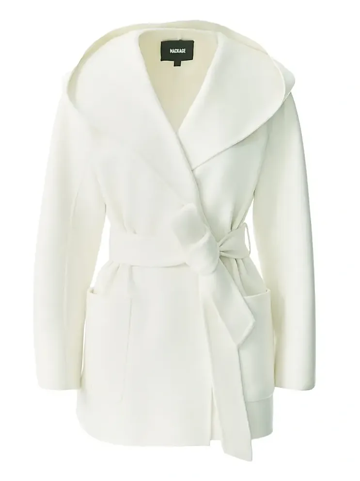 Women's Paya Double-Face Wool Bathrobe Wrap Coat Women's Paya Double-Face Wool Bathrobe Wrap Coat