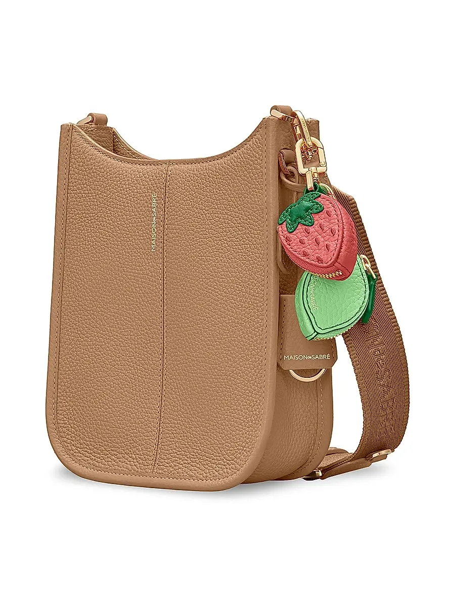 MAISON de SABRÉ Women's Mini Leather Saddle Bag | Thumbnail 3