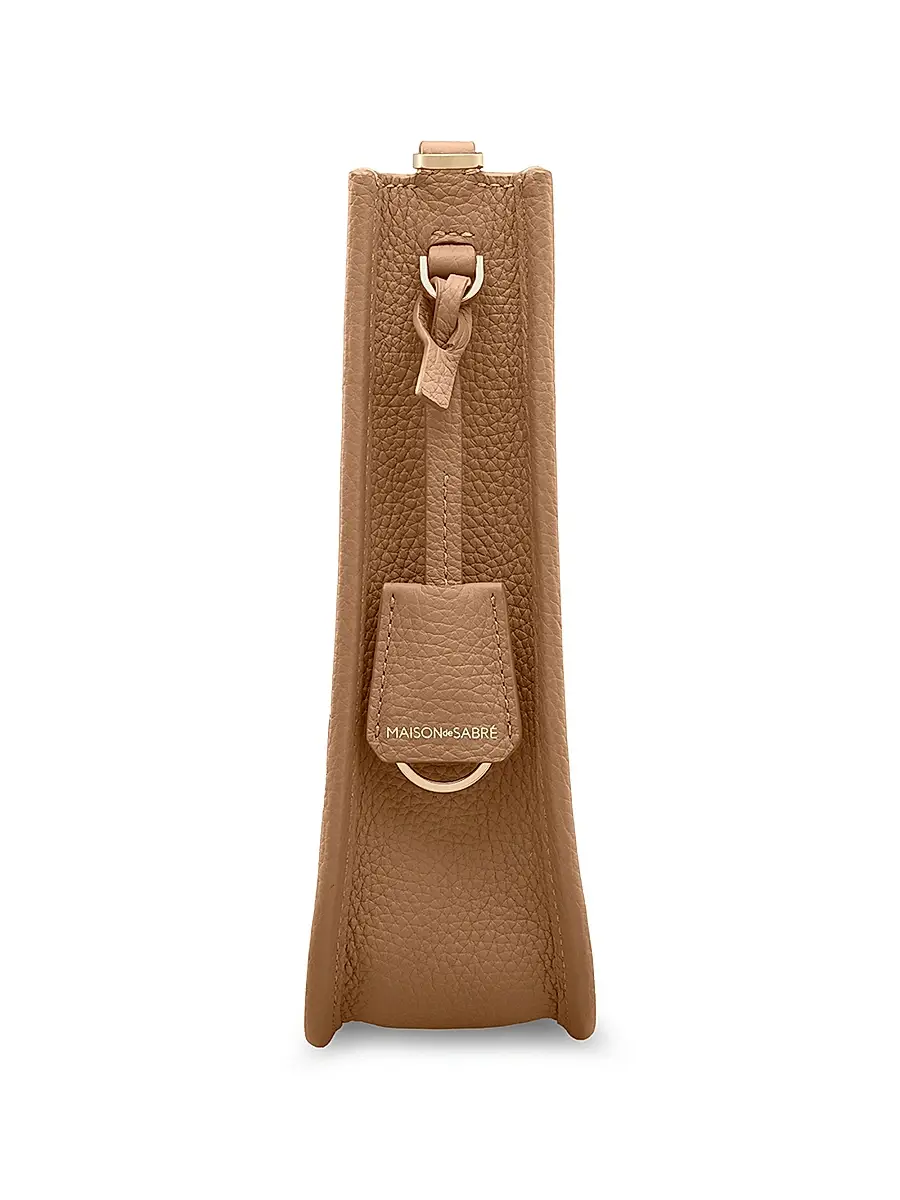 MAISON de SABRÉ Women's Mini Leather Saddle Bag | Thumbnail 4