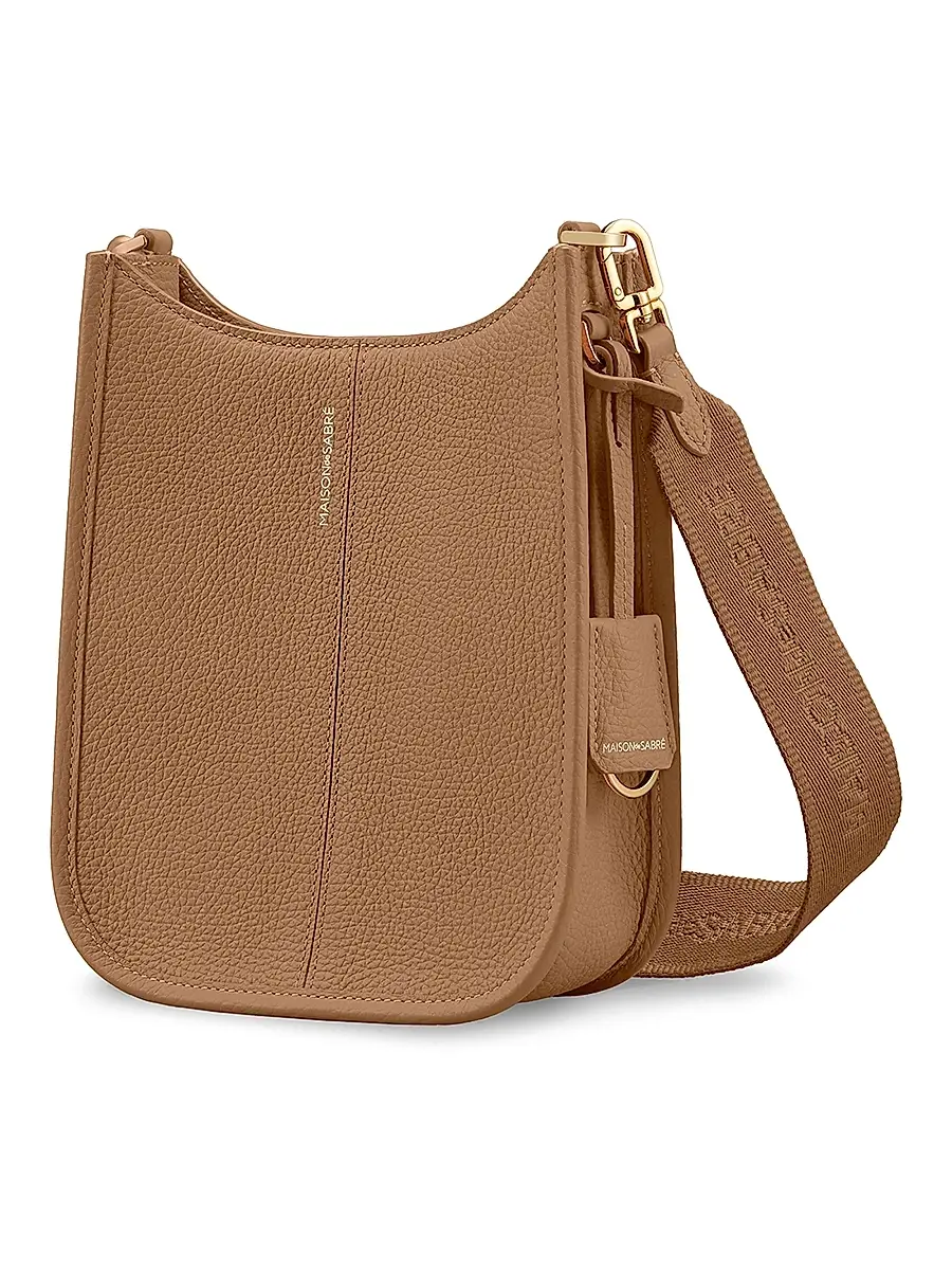 MAISON de SABRÉ Women's Mini Leather Saddle Bag | Thumbnail 9