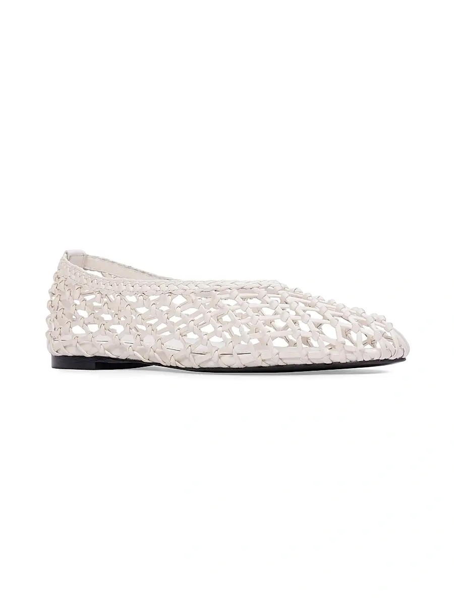 Black Suede Studio Women's Sonia Ballerina Flats | Thumbnail 2
