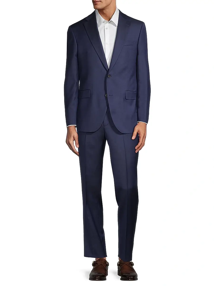 Saks Fifth Avenue Men's COLLECTION Woven Wool Suit | Thumbnail 2 Saks Fifth Avenue Men's COLLECTION Woven Wool Suit | Thumbnail 2