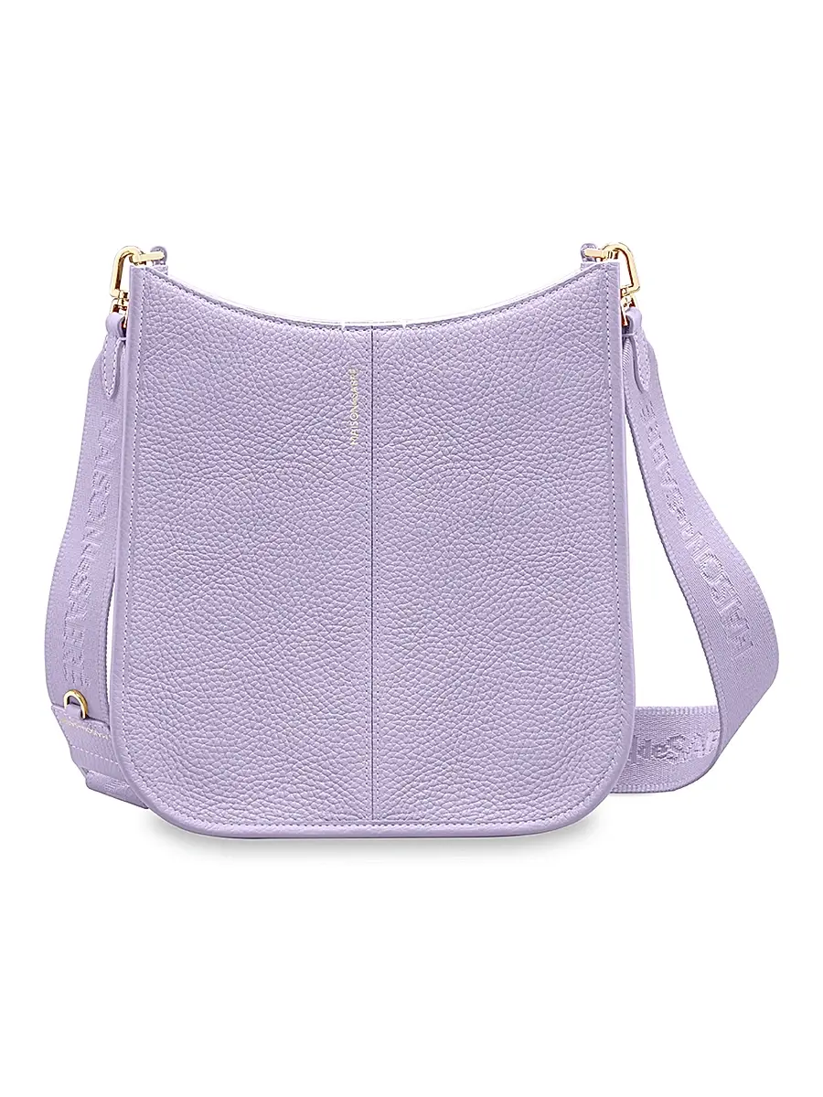 MAISON de SABRÉ Women's Leather Saddle Bag - Lavender Purple | Image 1 MAISON de SABRÉ Women's Leather Saddle Bag - Lavender Purple | Image 1
