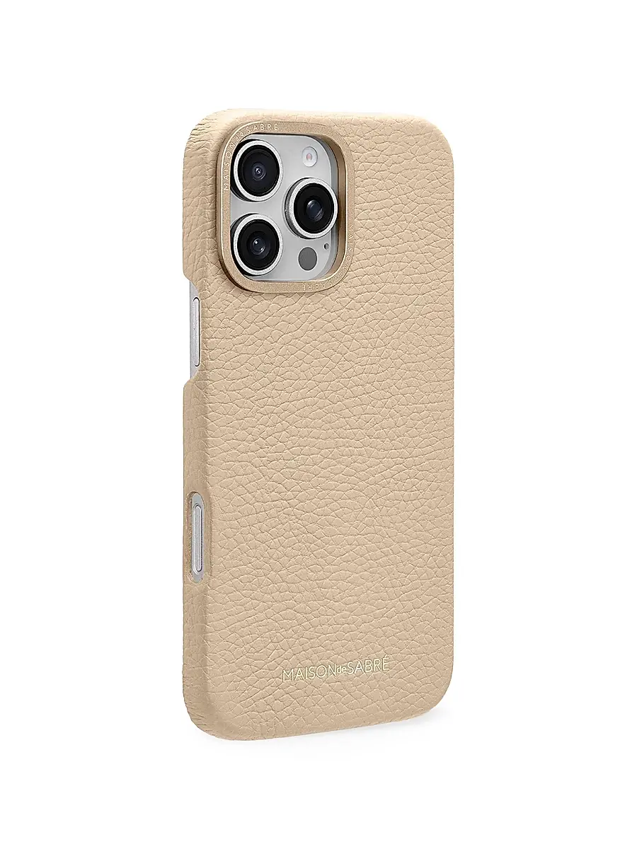 MAISON de SABRÉ Leather Phone Case (iPhone 16 Pro) | Thumbnail 3 MAISON de SABRÉ Leather Phone Case (iPhone 16 Pro) | Thumbnail 3