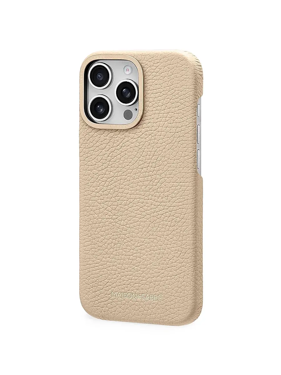 MAISON de SABRÉ Leather Phone Case (iPhone 16 Pro) | Thumbnail 4 MAISON de SABRÉ Leather Phone Case (iPhone 16 Pro) | Thumbnail 4