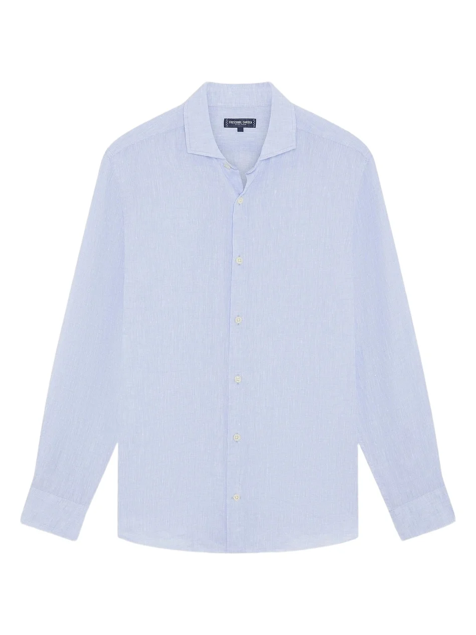 Frescobol Carioca Men's Antonio Linen Button-Front Shirt