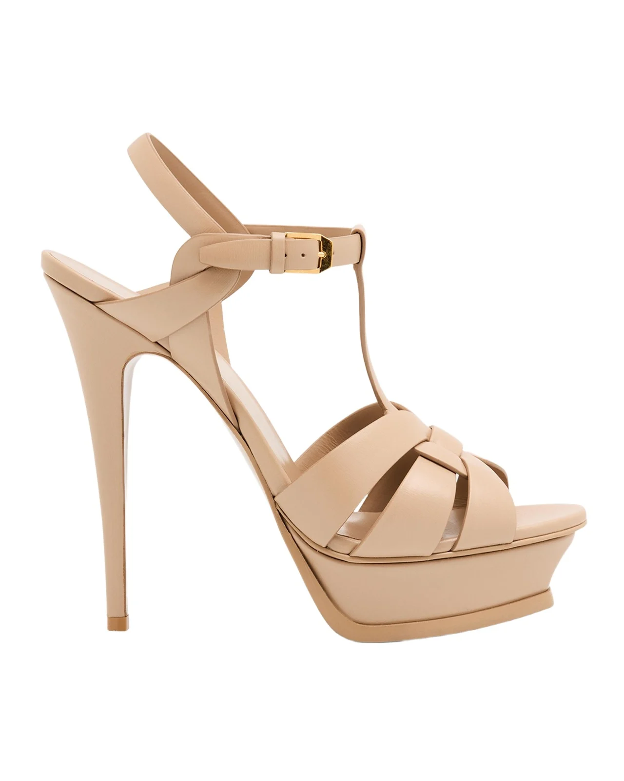 Tribute Leather T-Strap Platform Sandals Tribute Leather T-Strap Platform Sandals