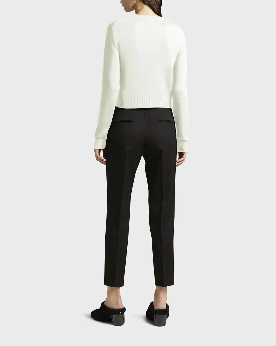 Jil Sander Straight-Leg Ankle Grain De Poudre Trousers | Thumbnail 3 Jil Sander Straight-Leg Ankle Grain De Poudre Trousers | Thumbnail 3