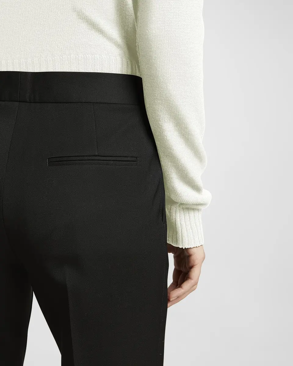 Jil Sander Straight-Leg Ankle Grain De Poudre Trousers | Thumbnail 5 Jil Sander Straight-Leg Ankle Grain De Poudre Trousers | Thumbnail 5