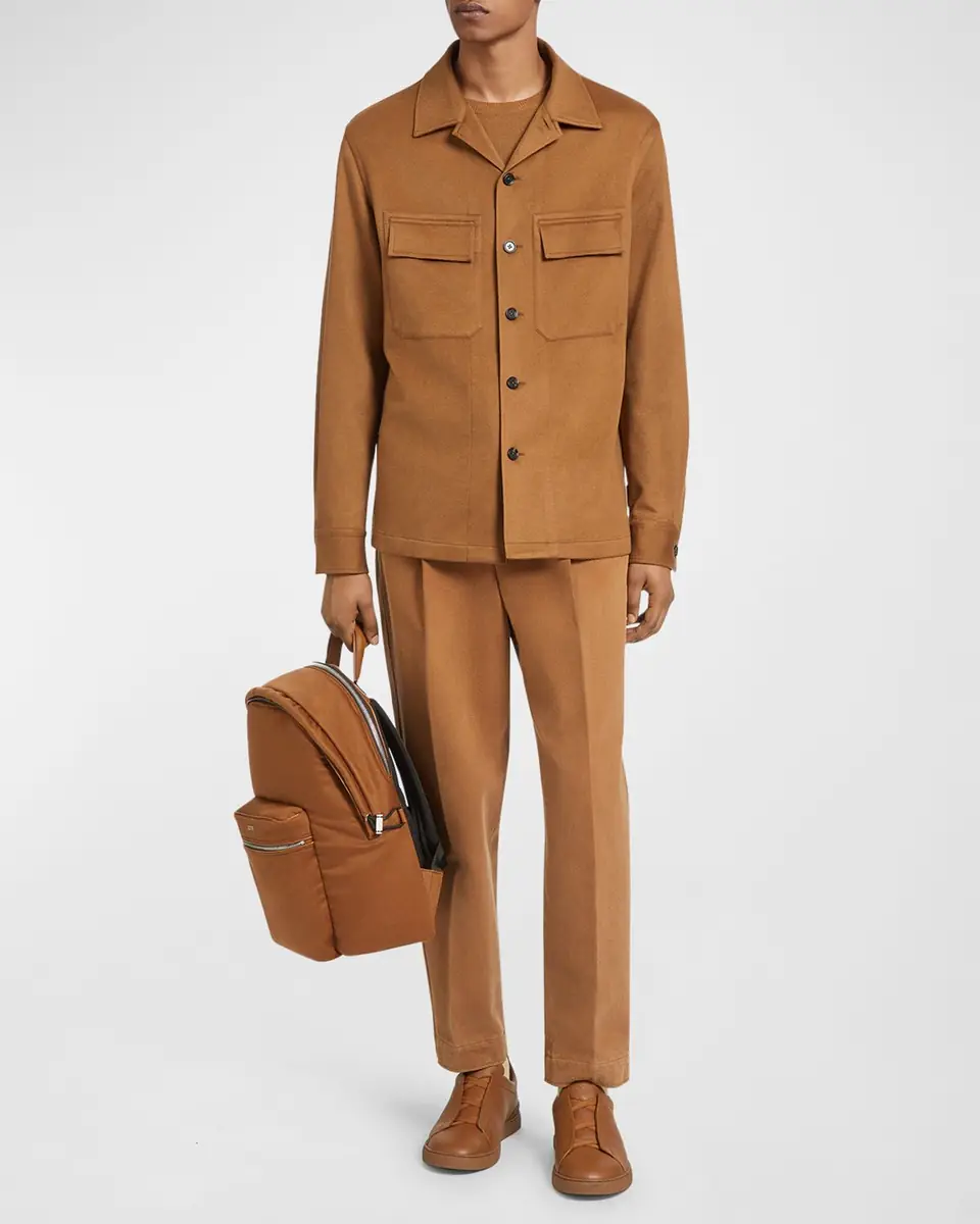 Zegna Men's Cashmere Overshirt | Thumbnail 2 Zegna Men's Cashmere Overshirt | Thumbnail 2