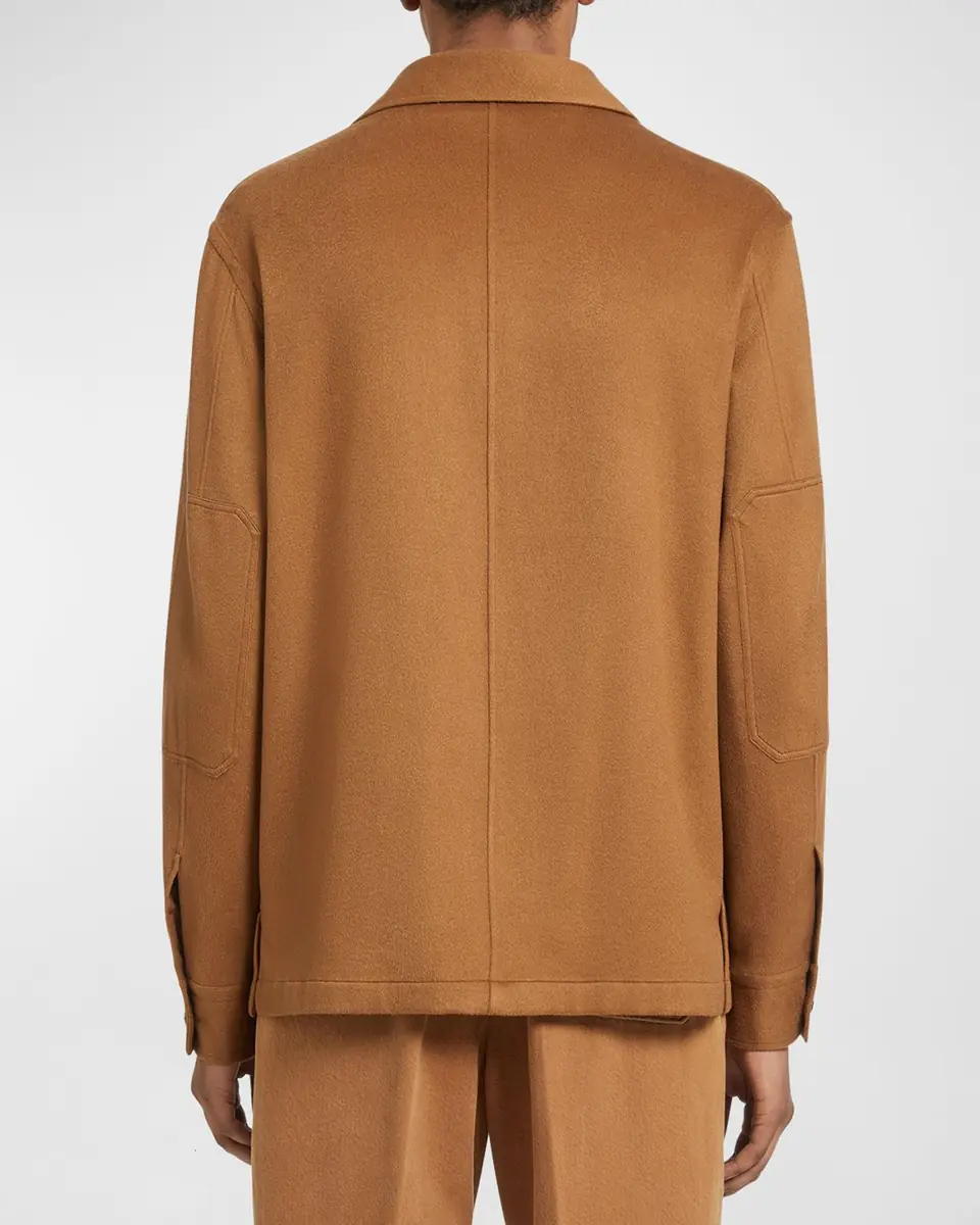 Zegna Men's Cashmere Overshirt | Thumbnail 3 Zegna Men's Cashmere Overshirt | Thumbnail 3