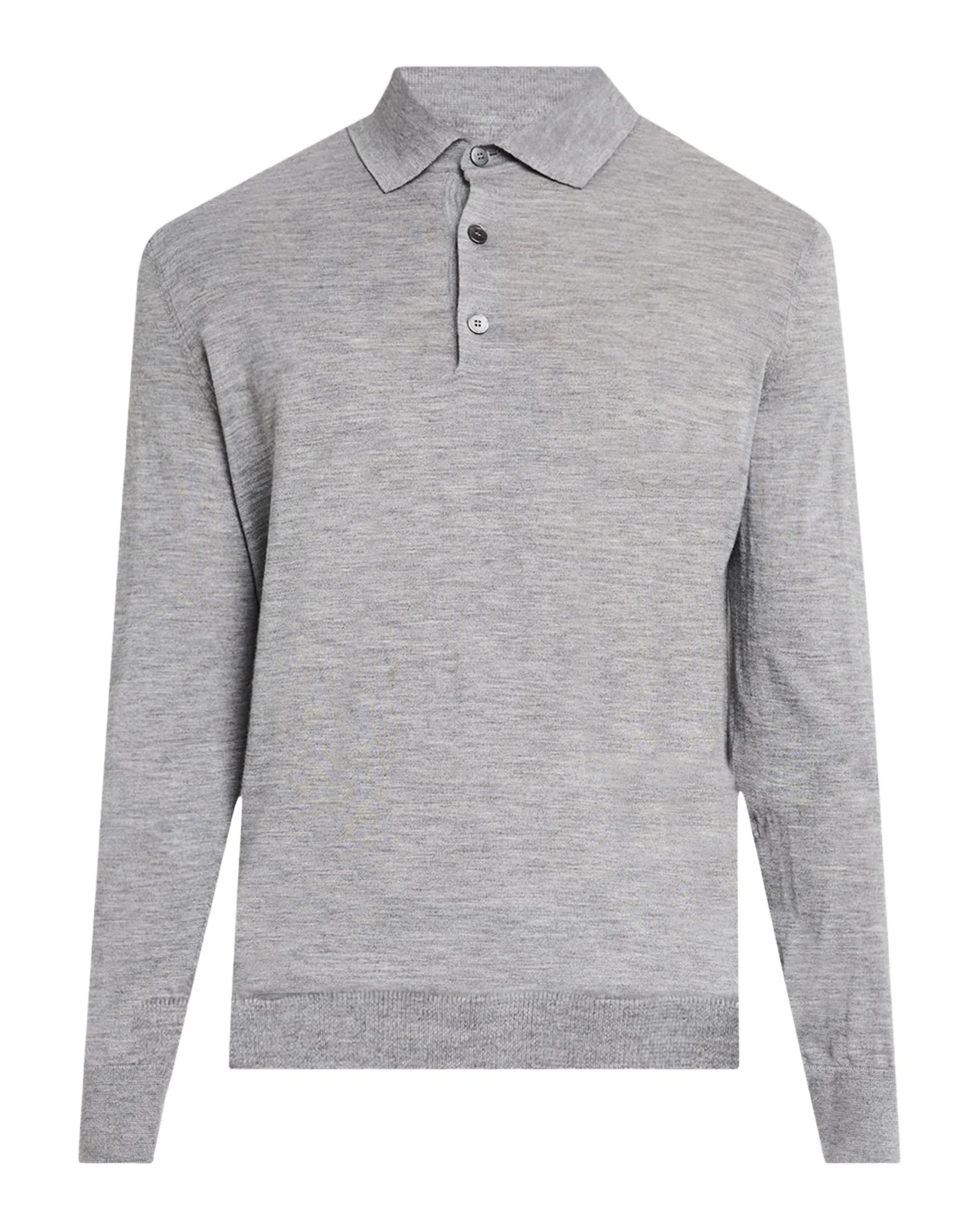 Zegna Men's Cashmere-Silk Polo Shirt