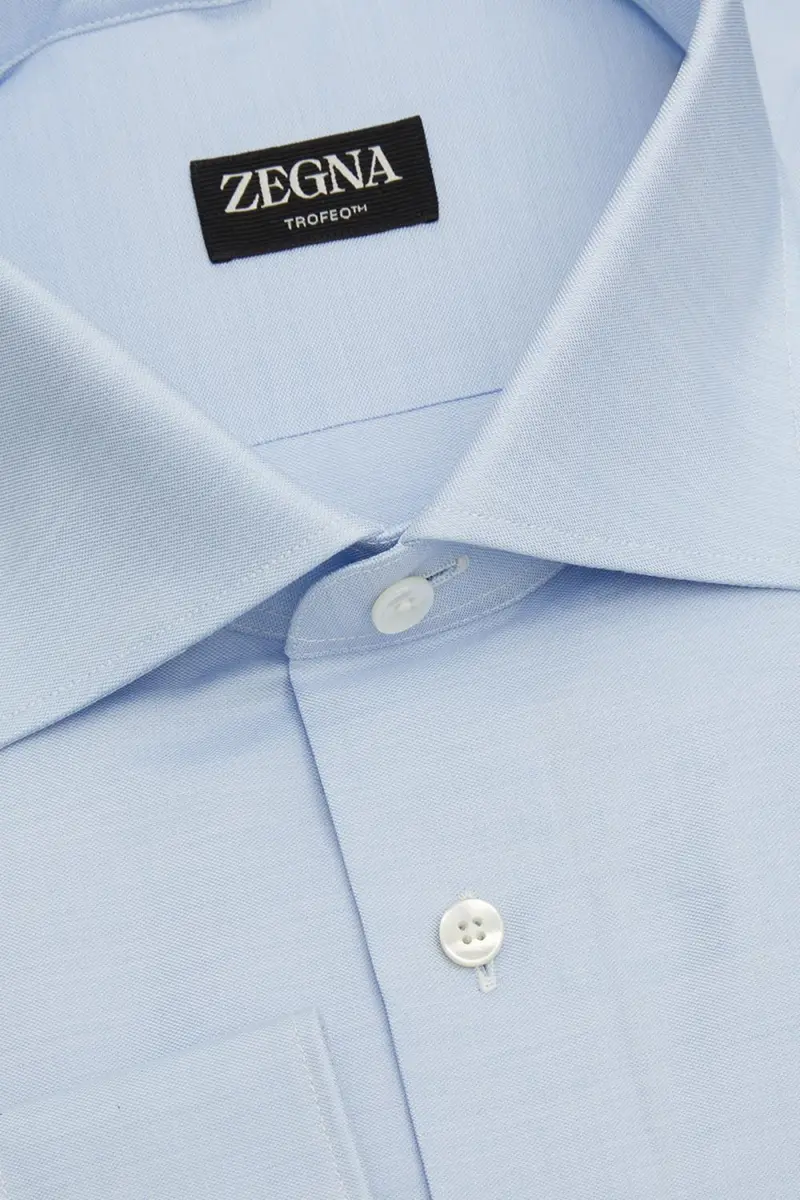 Zegna Men's Trofeo Cotton Dress Shirt | Thumbnail 5 Zegna Men's Trofeo Cotton Dress Shirt | Thumbnail 5