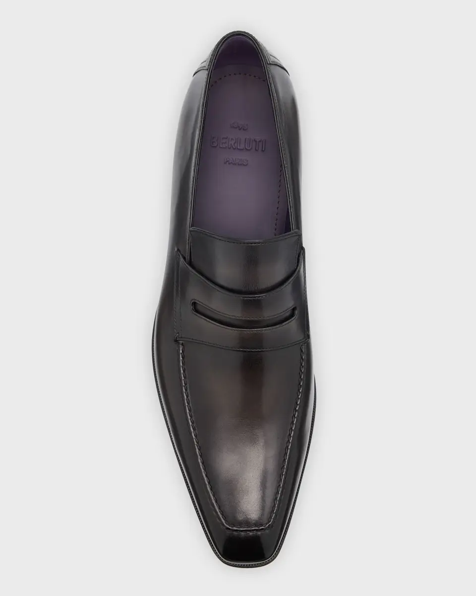 Berluti Men's Andy Demesure Leather Loafers | Thumbnail 5