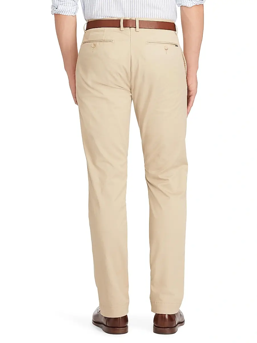 Polo Ralph Lauren Men's Stretch Straight-Fit Chino Pants | Thumbnail 4 Polo Ralph Lauren Men's Stretch Straight-Fit Chino Pants | Thumbnail 4