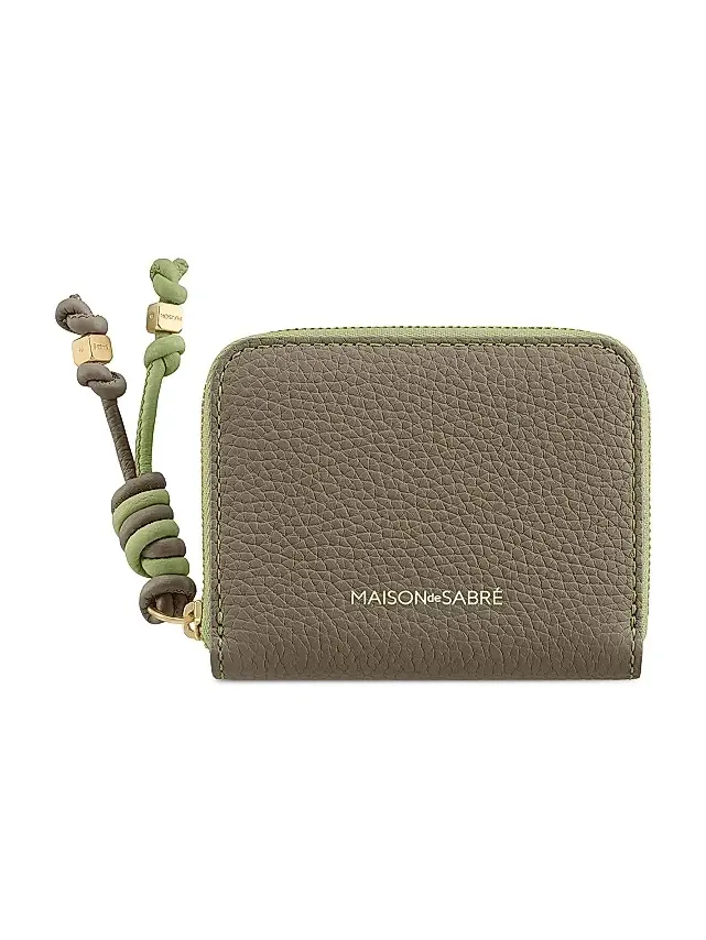 Women's Small Leather Zipped Wallet