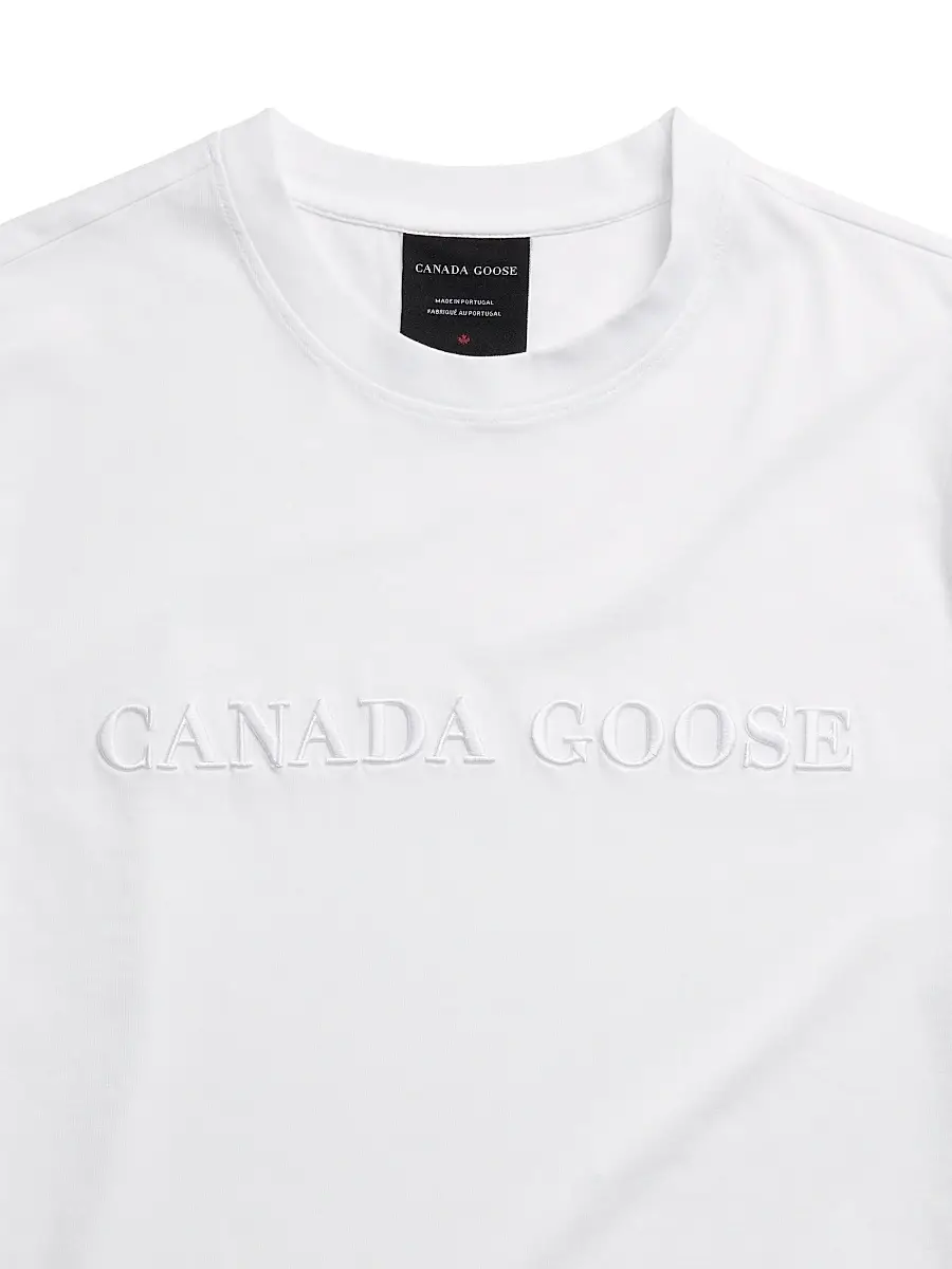 Canada Goose Men's Emersen Embroidered Cotton T-Shirt | Thumbnail 7 Canada Goose Men's Emersen Embroidered Cotton T-Shirt | Thumbnail 7