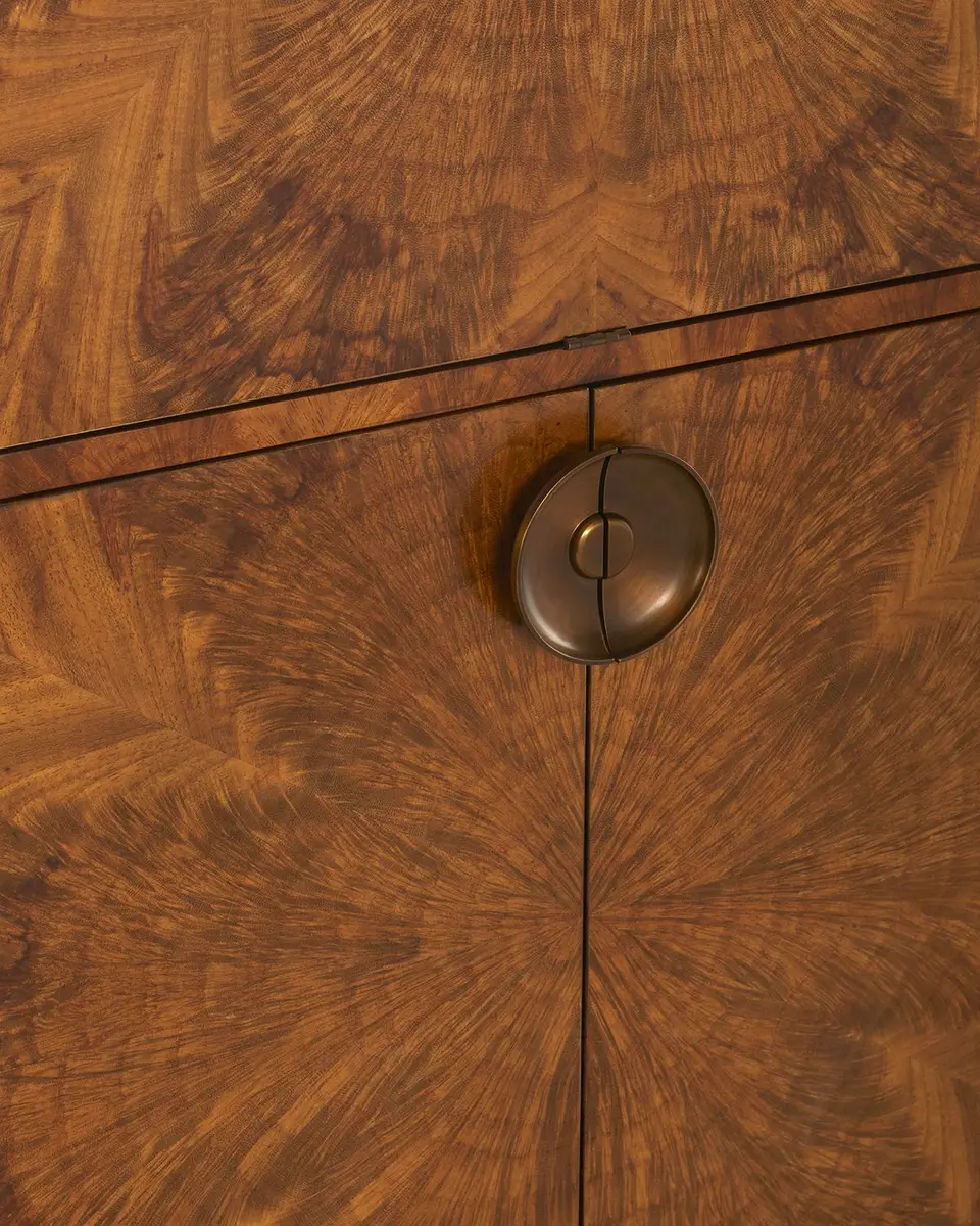 Arteriors Manhattan Burlwood Bar Cabinet | Thumbnail 6