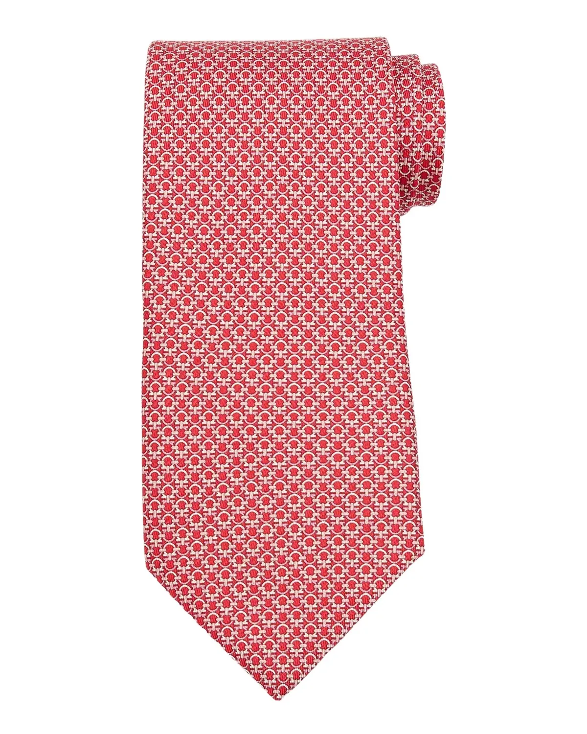 Ferragamo Men's Interlocking Gancini Silk Tie