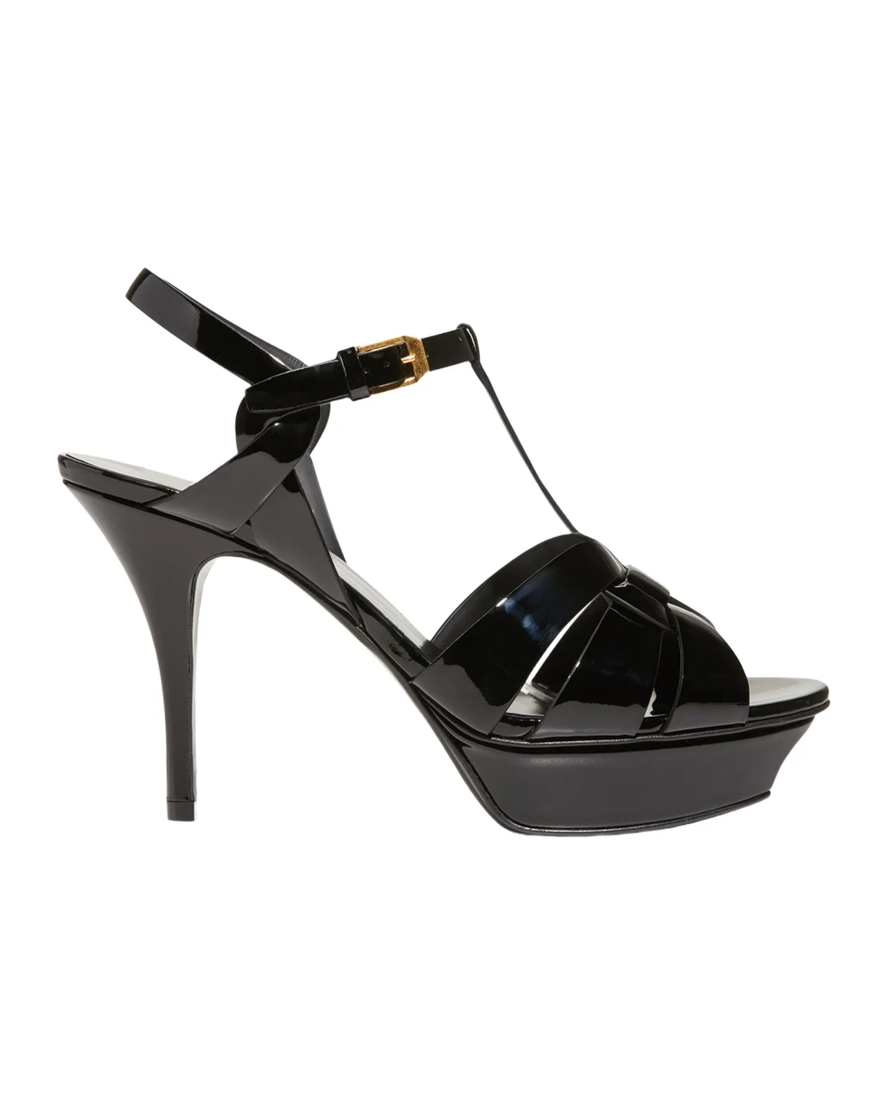 Tribute Patent T-Strap Platform Sandals Tribute Patent T-Strap Platform Sandals
