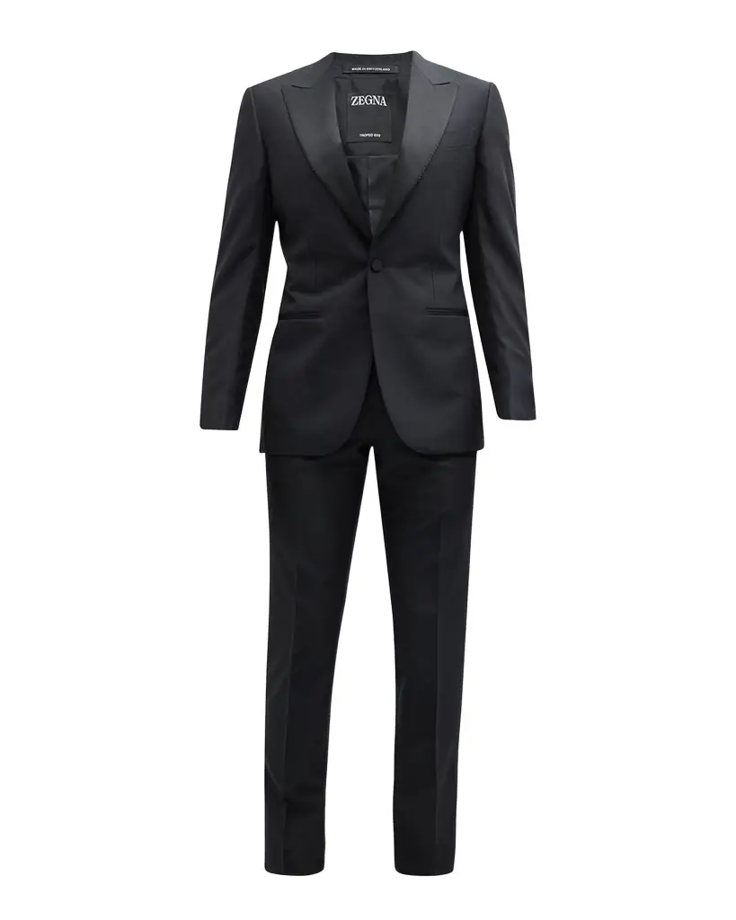 Zegna Men's Sartorial Wool and Silk Tuxedo