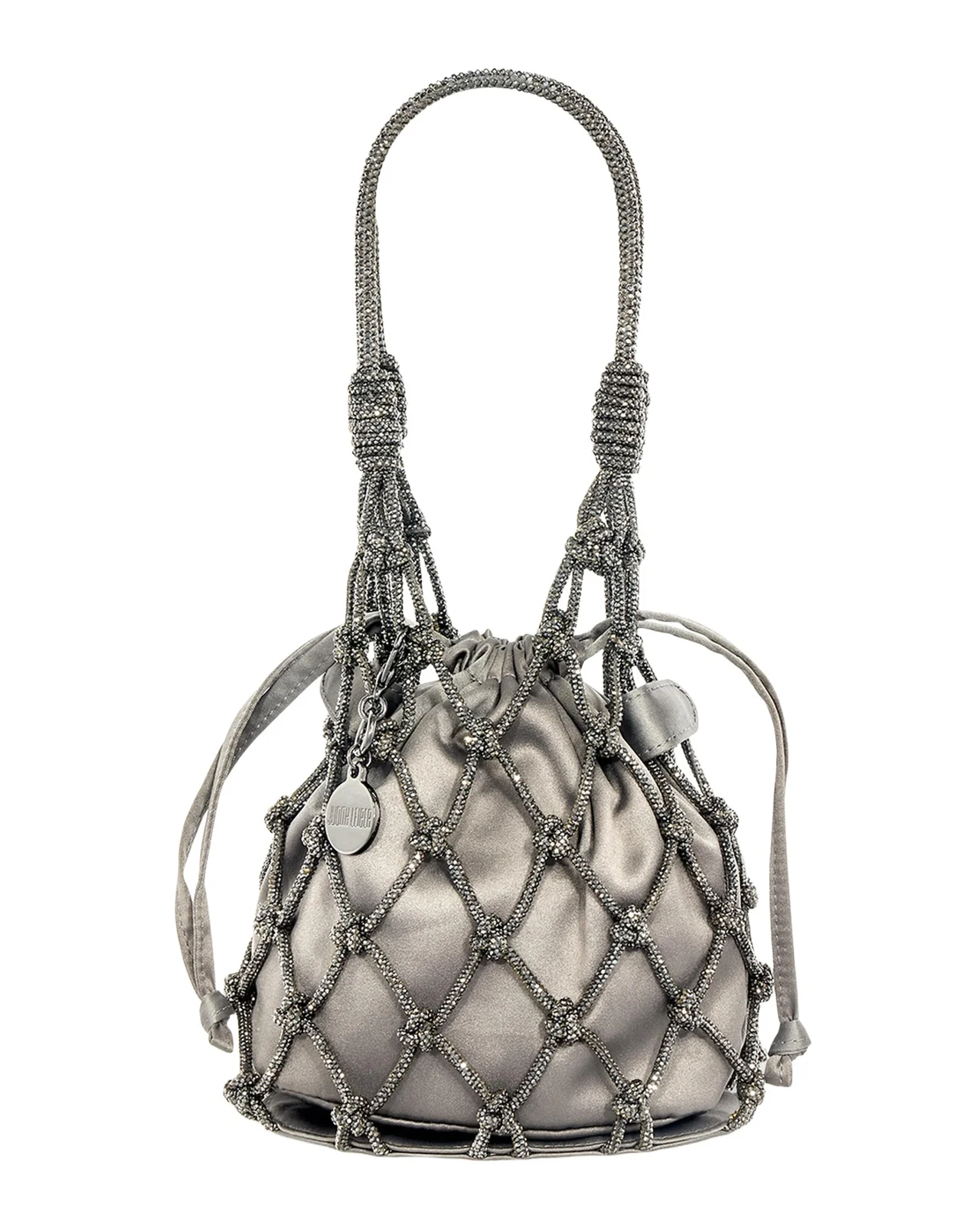 Sparkle Crystal Net Top-Handle Bag Sparkle Crystal Net Top-Handle Bag
