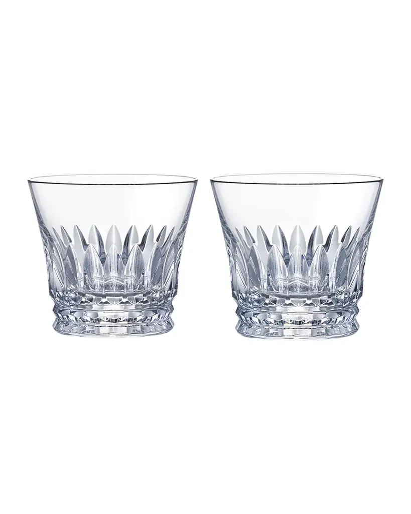 Baccarat Tiara Old Fashion Tumblers, Set of 2 | Image 1 Baccarat Tiara Old Fashion Tumblers, Set of 2 | Image 1