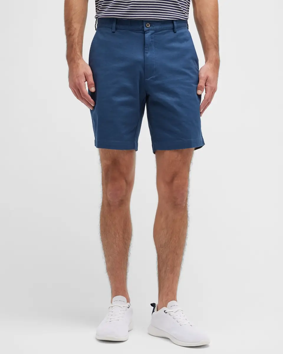 Peter Millar Men's Pilot Flat Front Shorts | Thumbnail 2 Peter Millar Men's Pilot Flat Front Shorts | Thumbnail 2