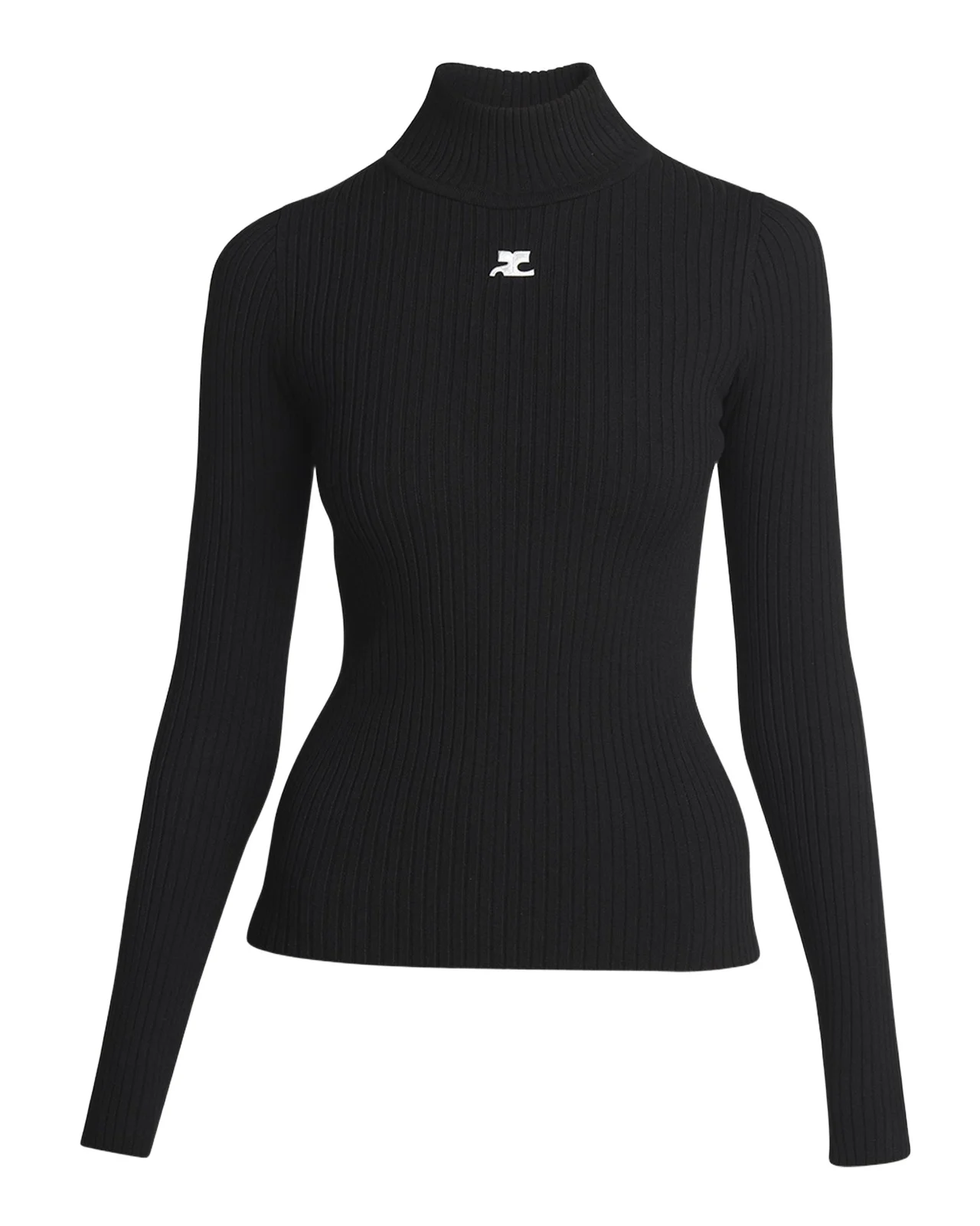 Turtleneck Long-Sleeve Rib Sweater Turtleneck Long-Sleeve Rib Sweater