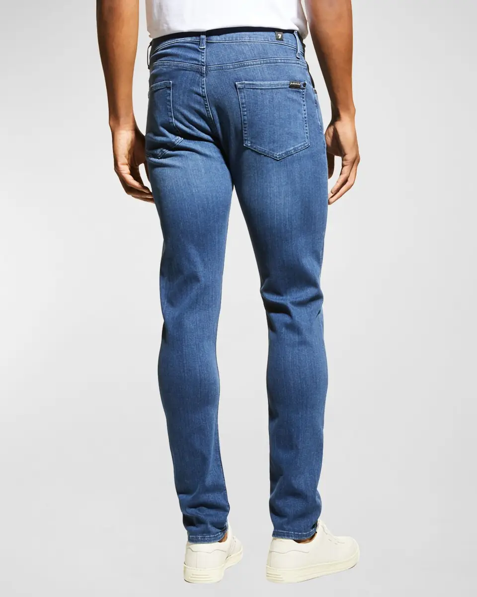 7 For All Mankind Men's Slimmy Taper Skinny Jeans | Thumbnail 6