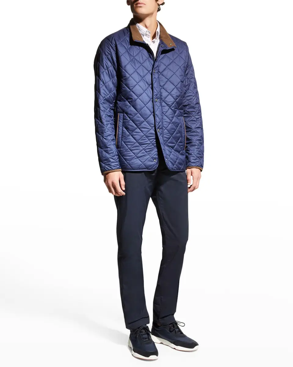 Peter Millar Men's Suffolk Quilted Travel Coat | Thumbnail 2