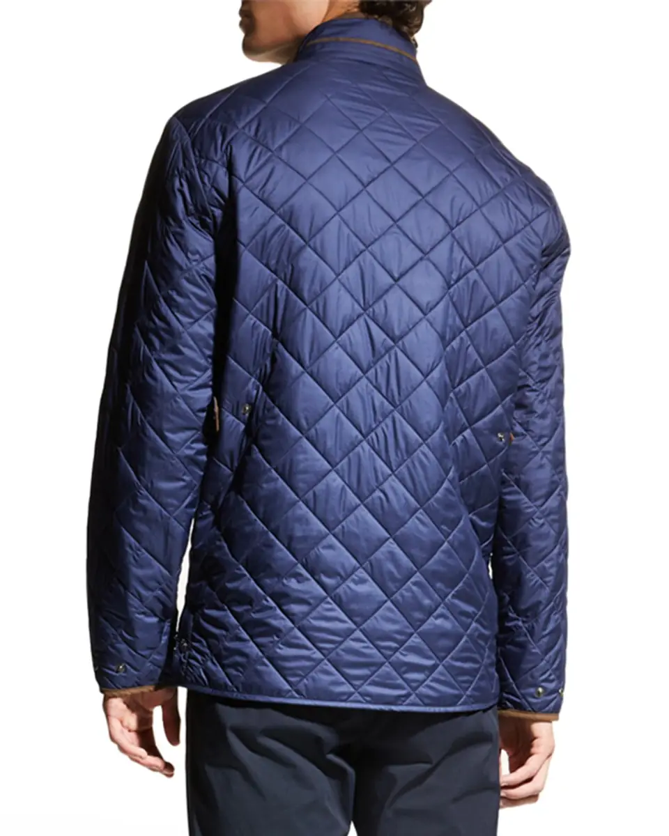 Peter Millar Men's Suffolk Quilted Travel Coat | Thumbnail 3