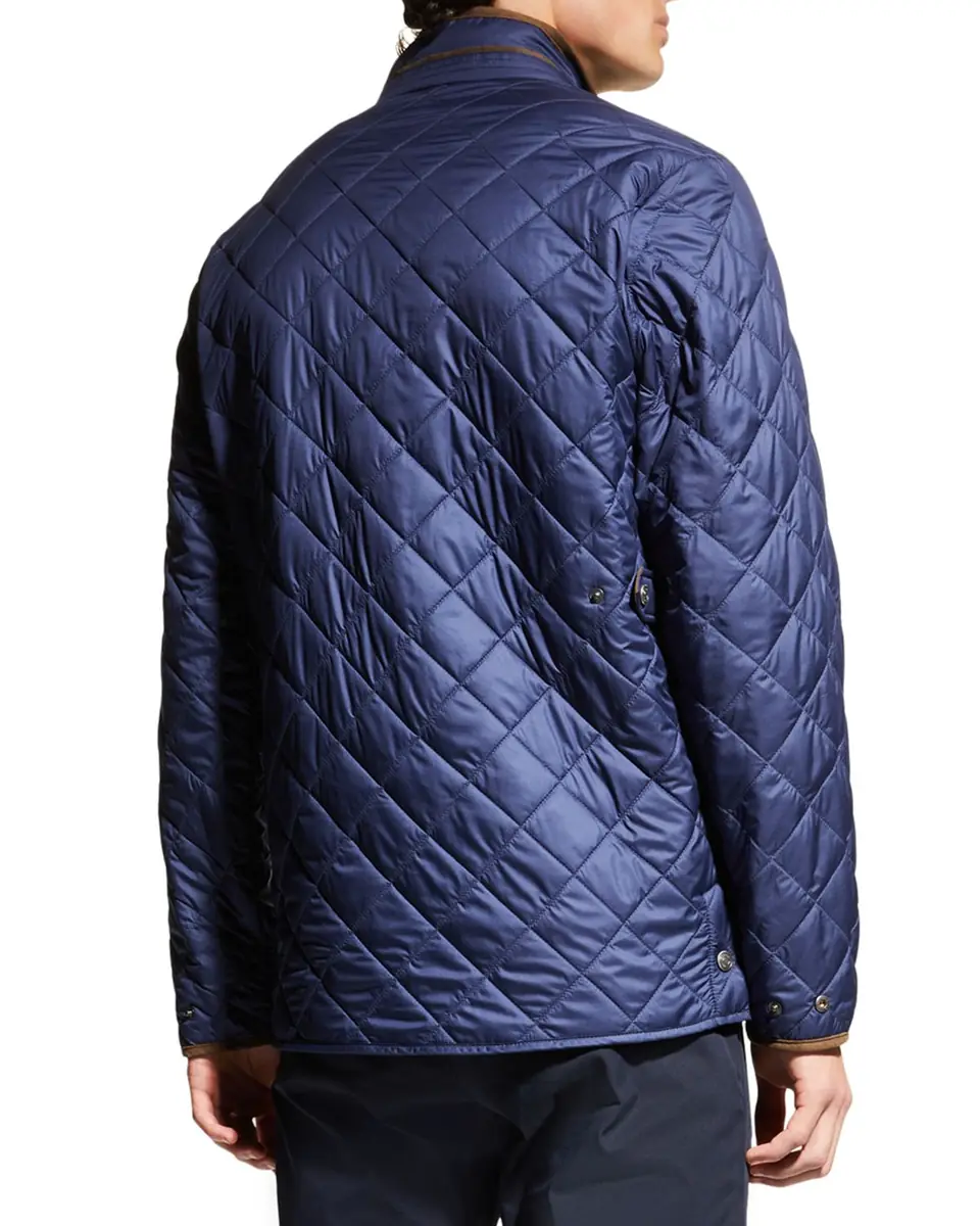 Peter Millar Men's Suffolk Quilted Travel Coat | Thumbnail 6