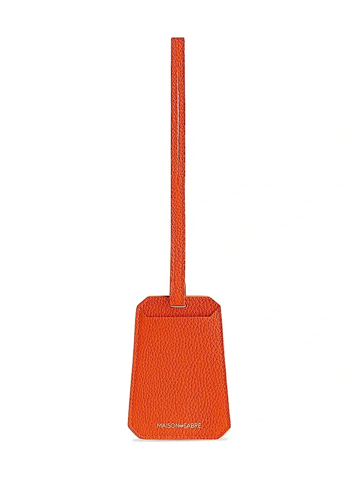 MAISON de SABRÉ Unisex Leather Luggage Tag