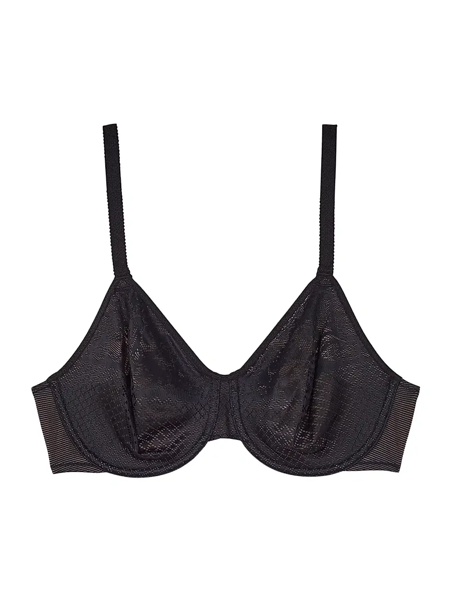 Wacoal Women's Visual Effects Minimizer Bra - Black | Image 1 Wacoal Women's Visual Effects Minimizer Bra - Black | Image 1