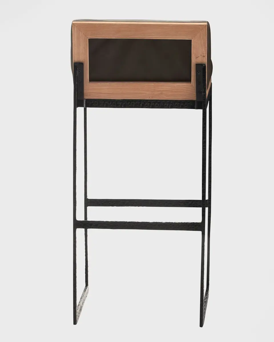 Arteriors Marmont Leather 31" Bar Stool | Thumbnail 4